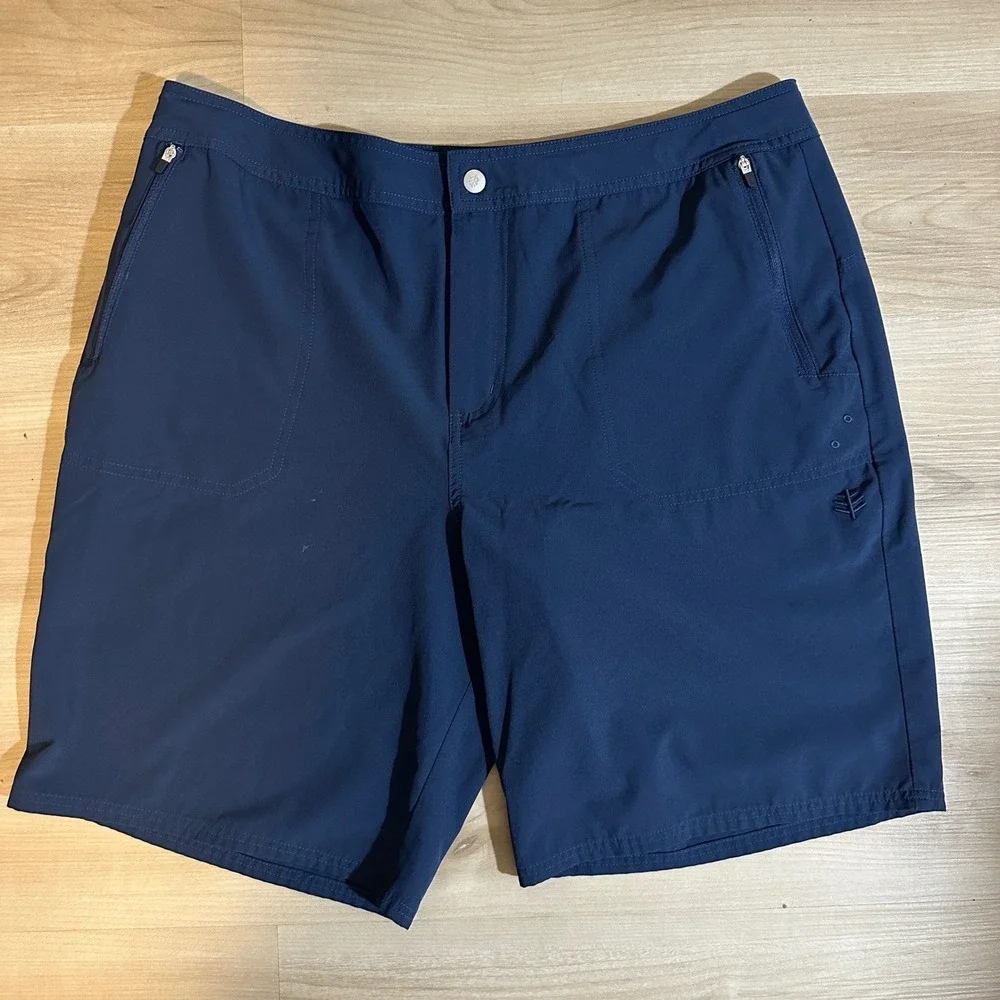 Coolibar‎ Board Shorts Navy 16 Women UPF 50+ Sun Protection Board Shorts